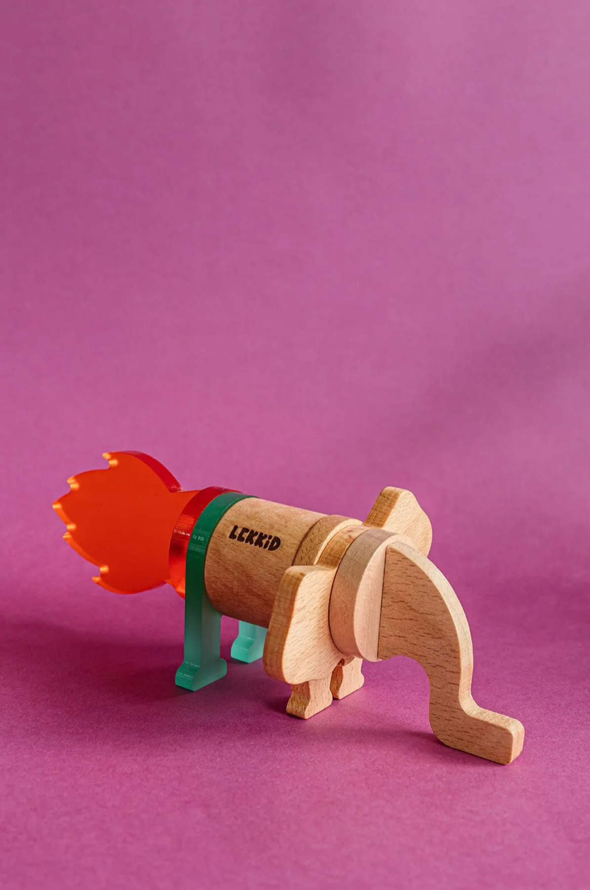 LEKKID Magnetic Wooden Animal Construction Set