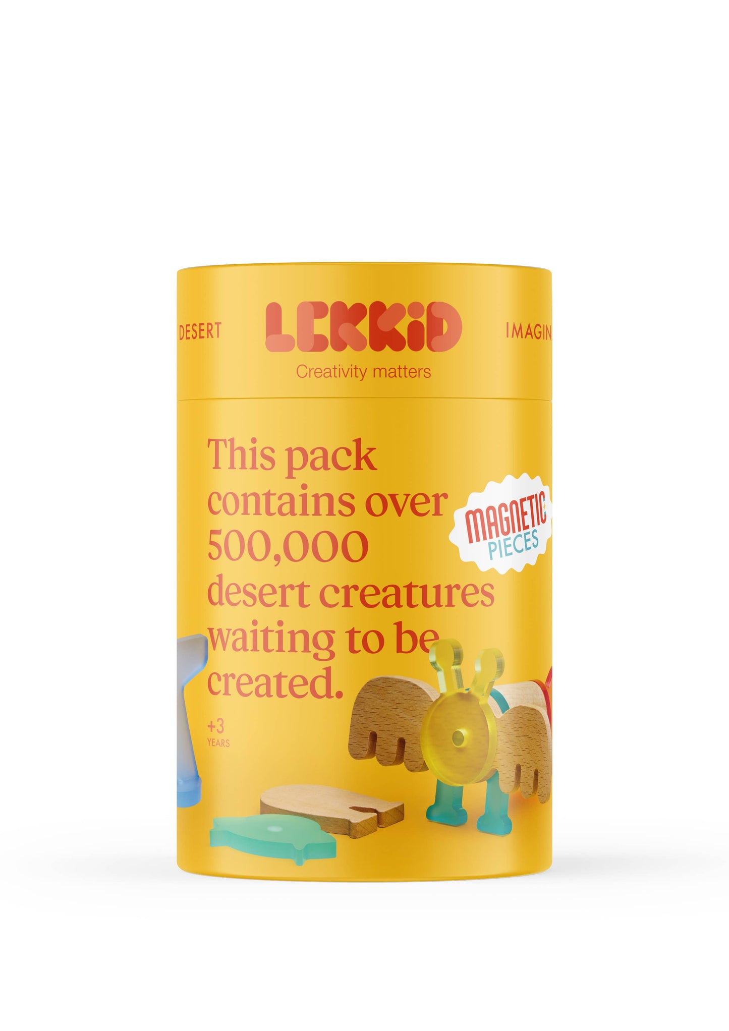 LEKKID Magnetic Wooden Animal Construction Set