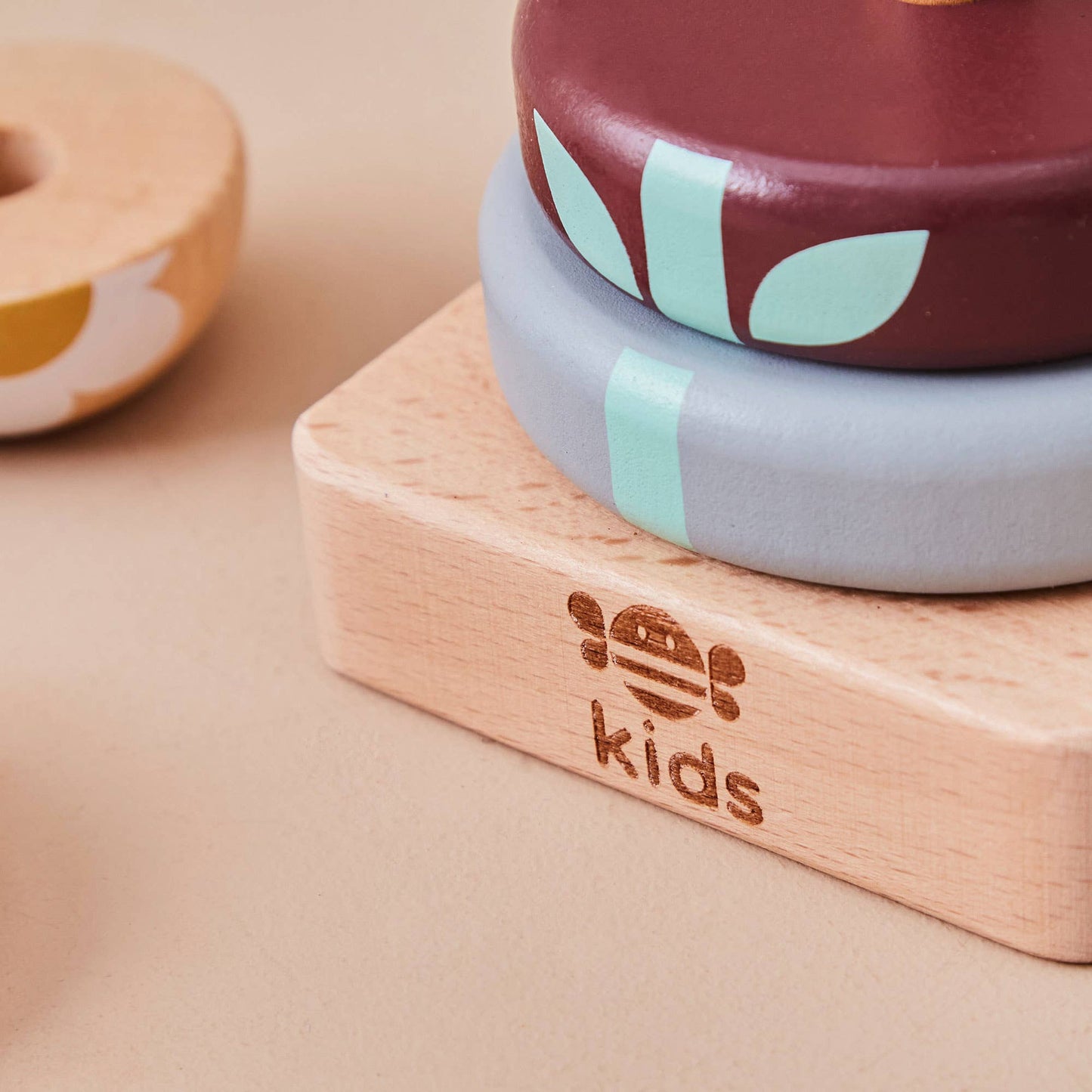 Just Bee Kids – Wooden Bee Stacker Toy