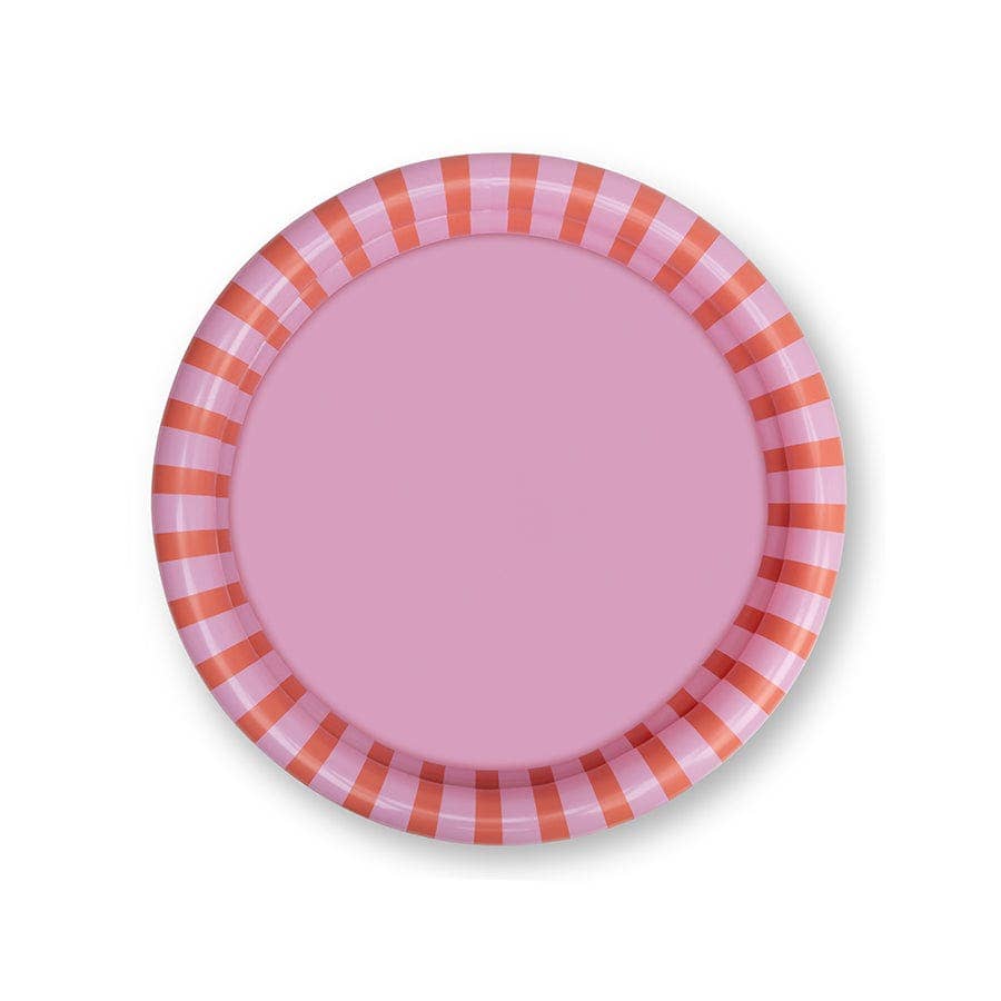 Swim Essentials | Pink & Red Stripe 100cm Paddling Pool. Cool paddling pool. Best paddling pool for kids.