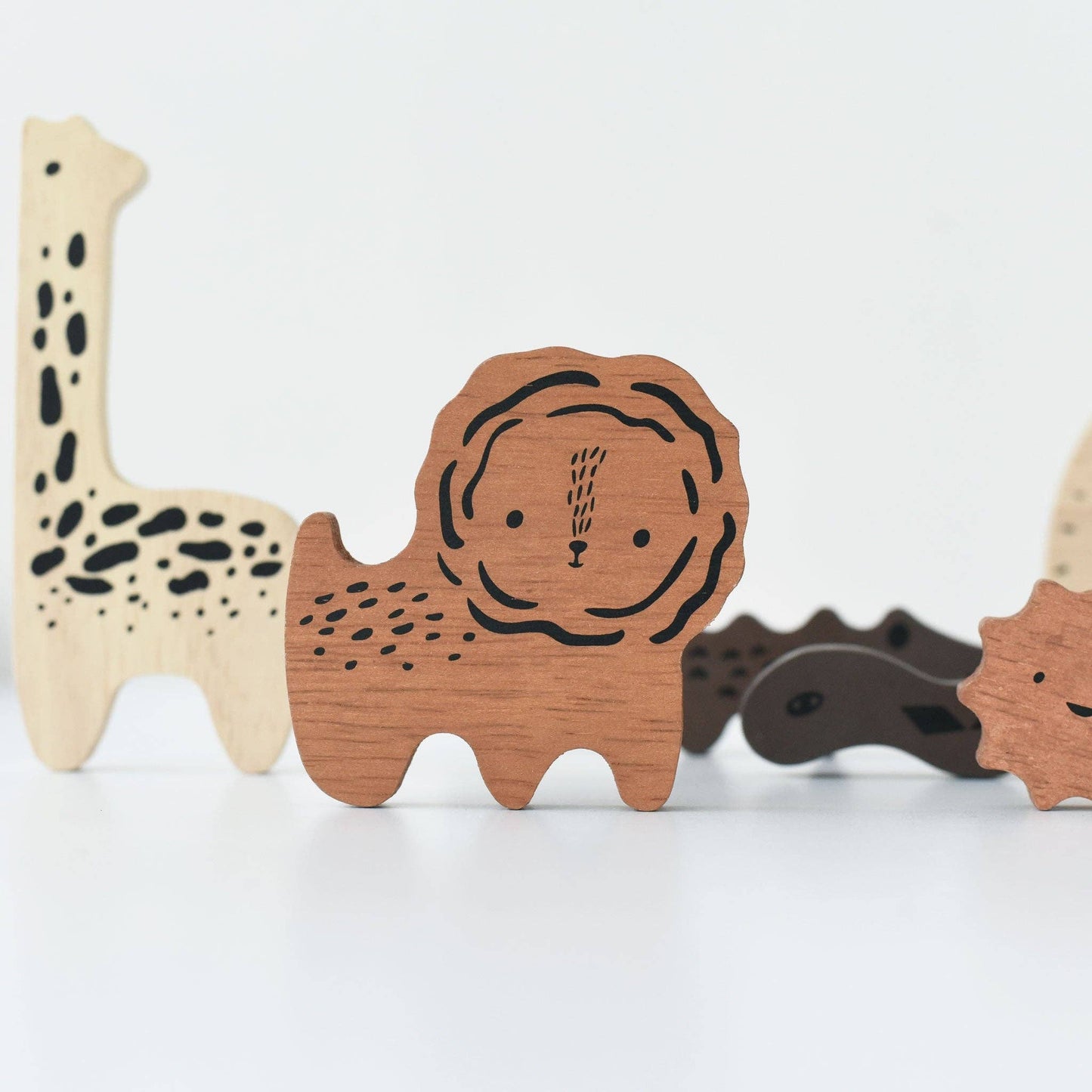 Wooden animal puzzle for children and babies uk toy shop wooden toys