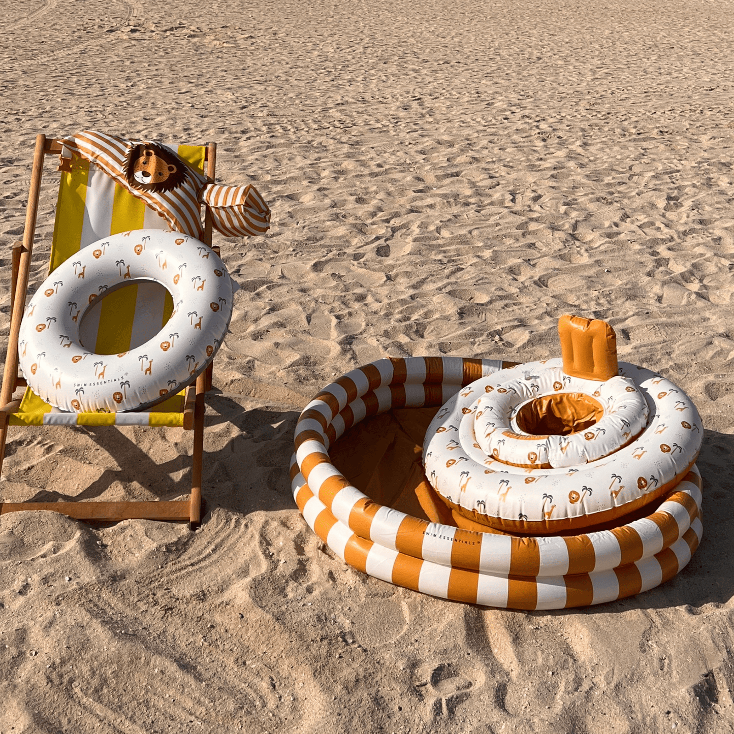 Swim Essentials | Striped Pool 100cm,. Best paddling pool for kids. Cool paddling pool for kids.