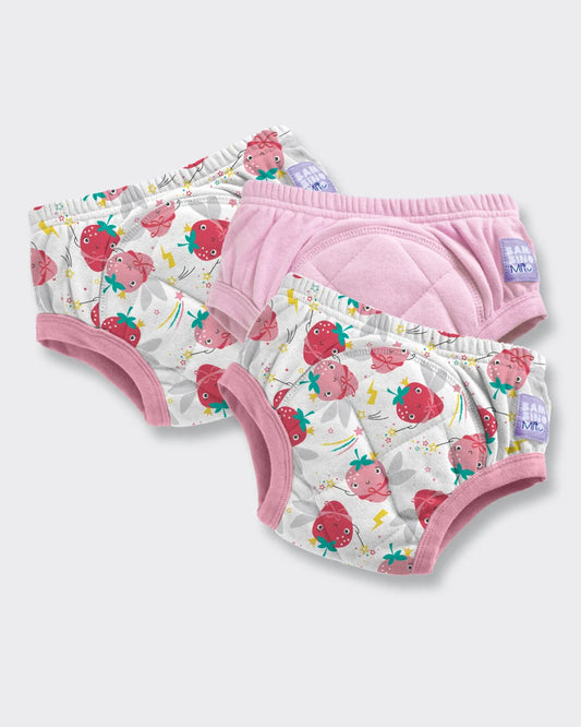 3 Pack Reusable Potty Training Pants with Cross-Stitch