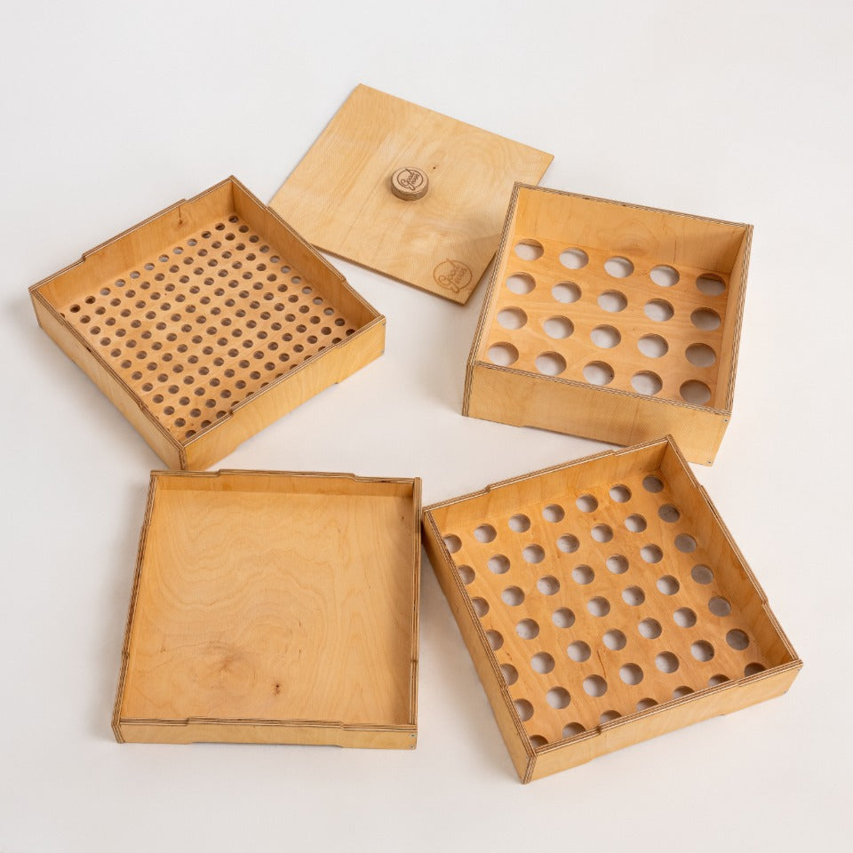 Wooden Storage/Sorter for LEGO® - Beige