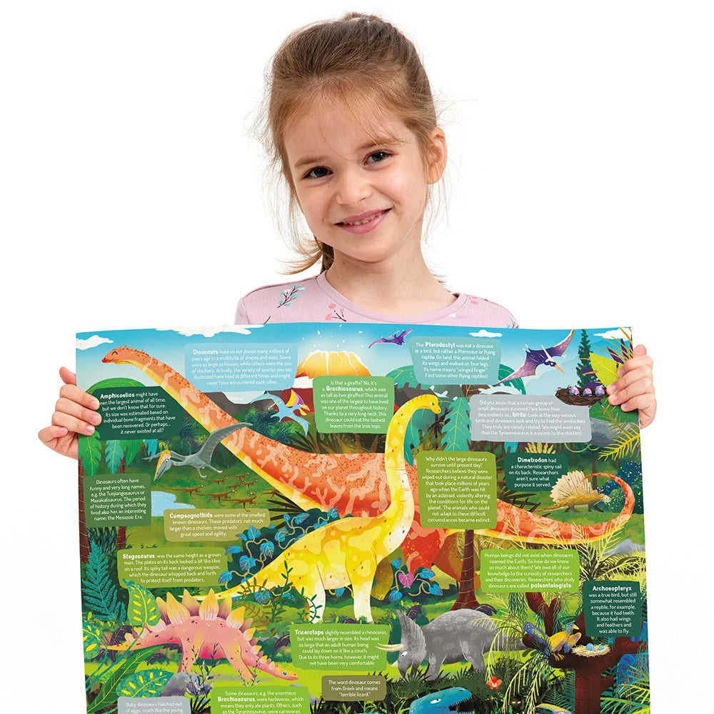 Dinosaur Observation Puzzle 60pc | Banana Panda | Mucky Wolf