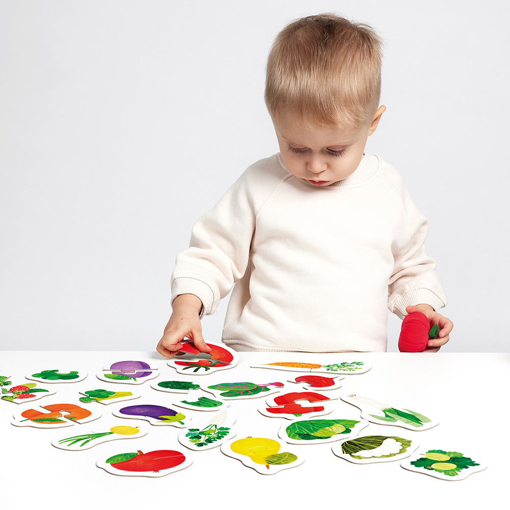 My First Puzzle Fruits & Veggies | Banana Panda | Mucky Wolf