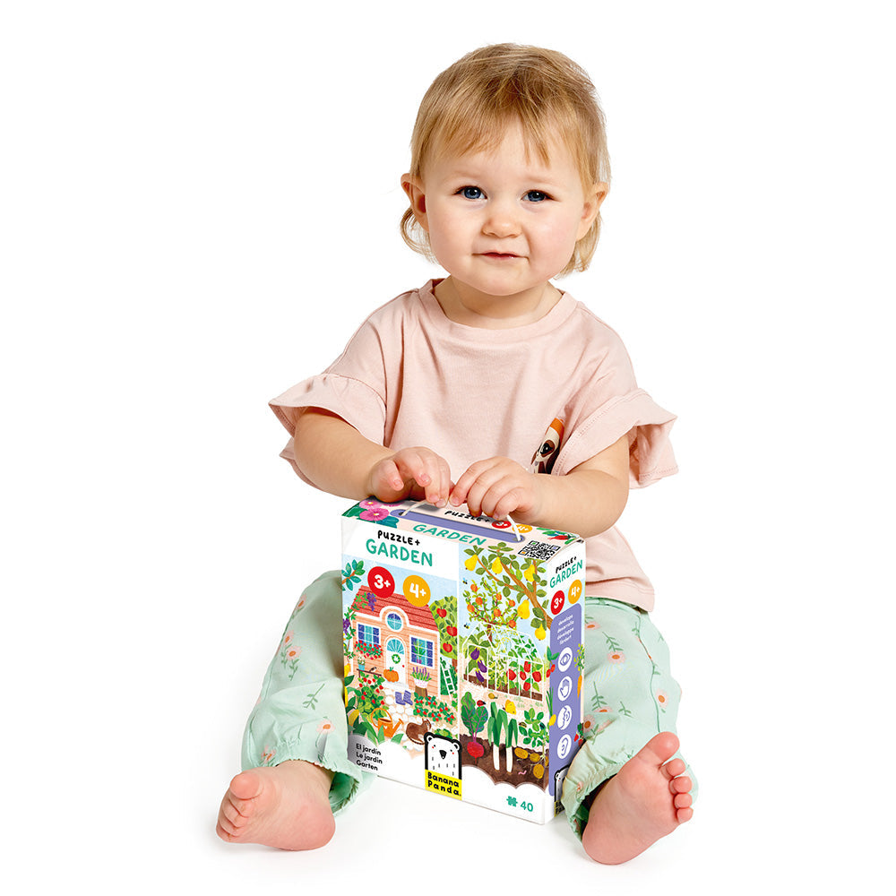 Garden Puzzle for Ages 3+ | Banana Panda