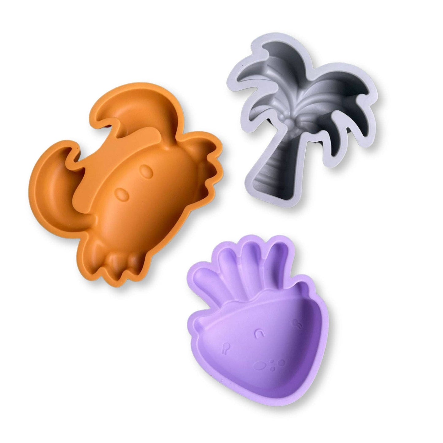 Beach bucket and spade play set with abstract pattern and silicone moulds. Toddler friendly.