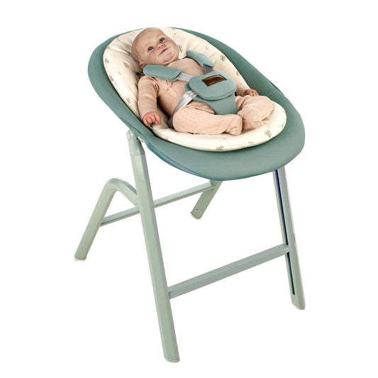 Jane Noah Highchair + Rocker Kit for Newborns - Botanical Print