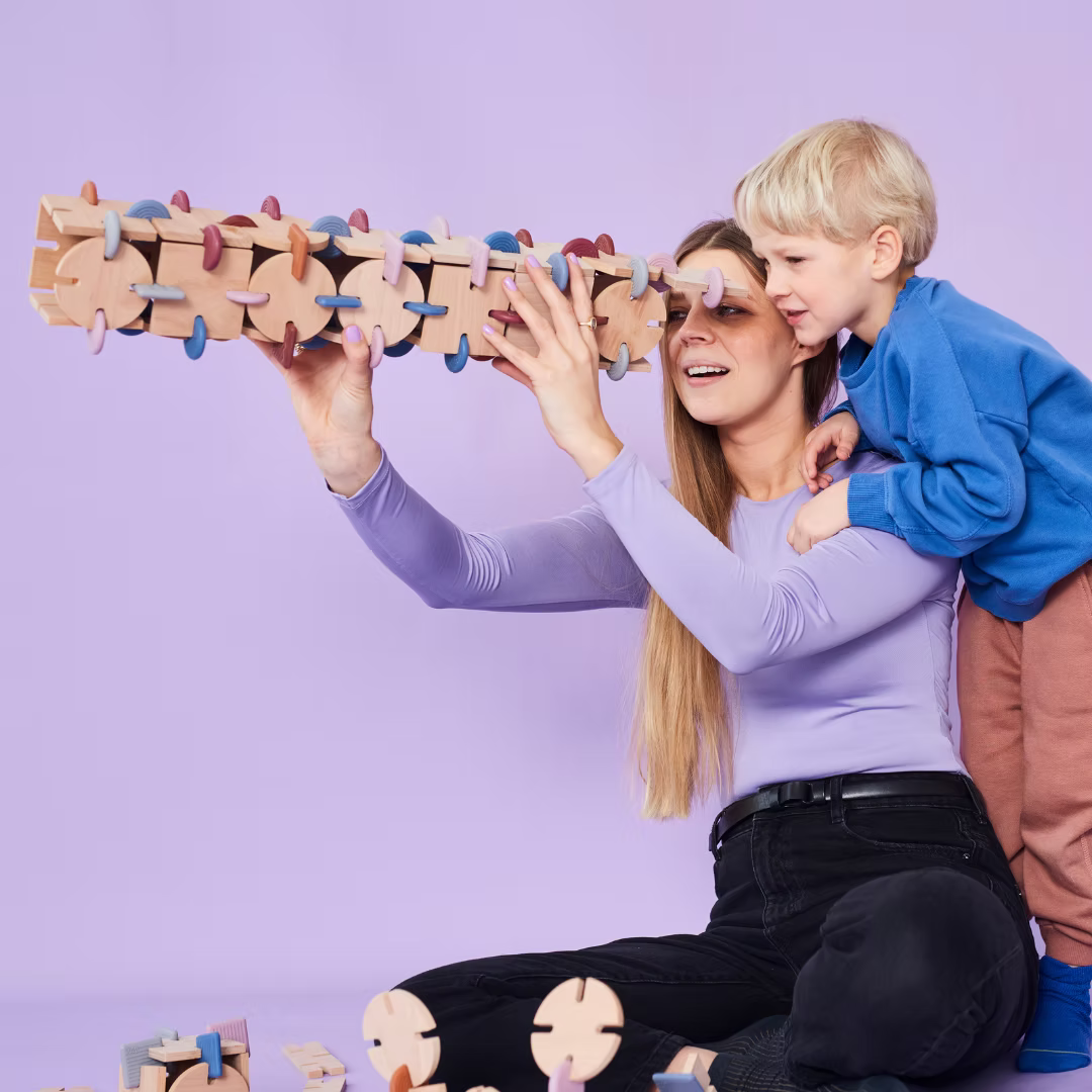 BAVVIC FAMILY SET – 128 Pieces STEM toy