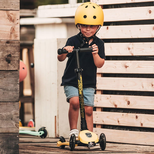 Scoot & Ride Helmet in Colour Lemon
