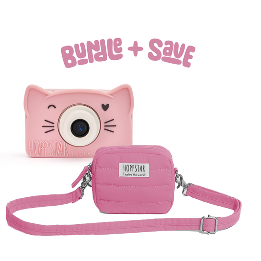 Hoppstar Rookie Blush Digital Camera + Bag Bundle