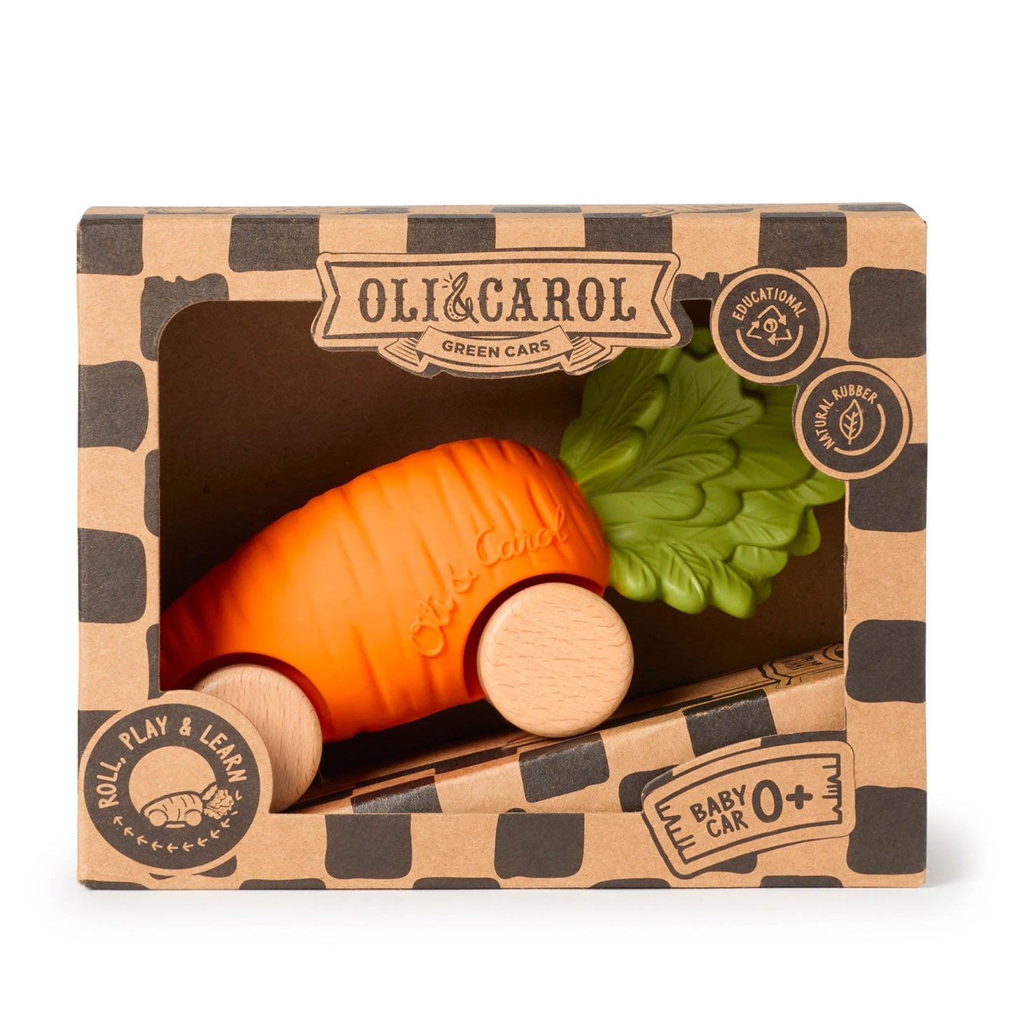 Oli & Carol Cathy the Carrot Car Baby Toy