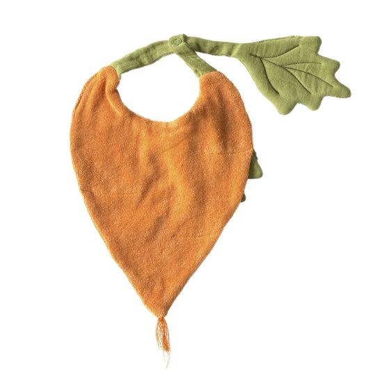Carrot Feeding Baby Bib - Organic