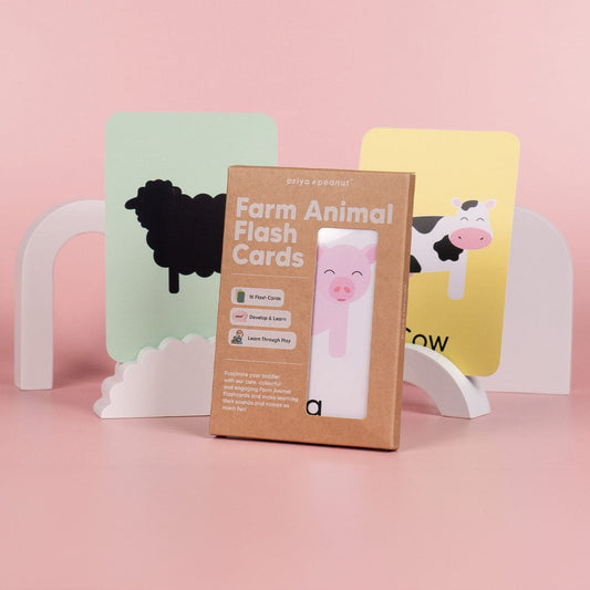 Farm Animal Flash Cards for Toddlers | Mucky Wolf