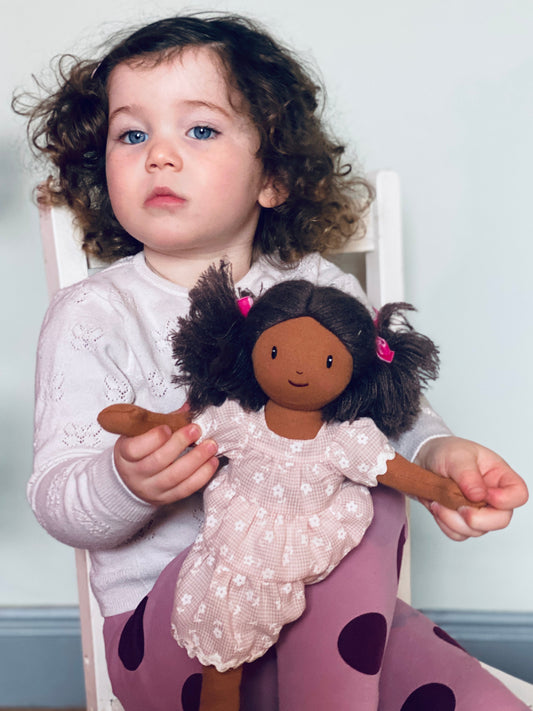 Mia Pink Rag Doll | ThreadBear Soft Fabric Doll | From Birth