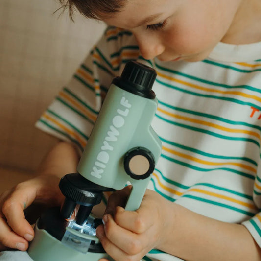 KIDYMICROSCOPE Portable Microscope for Kids | Green | Ages 8+