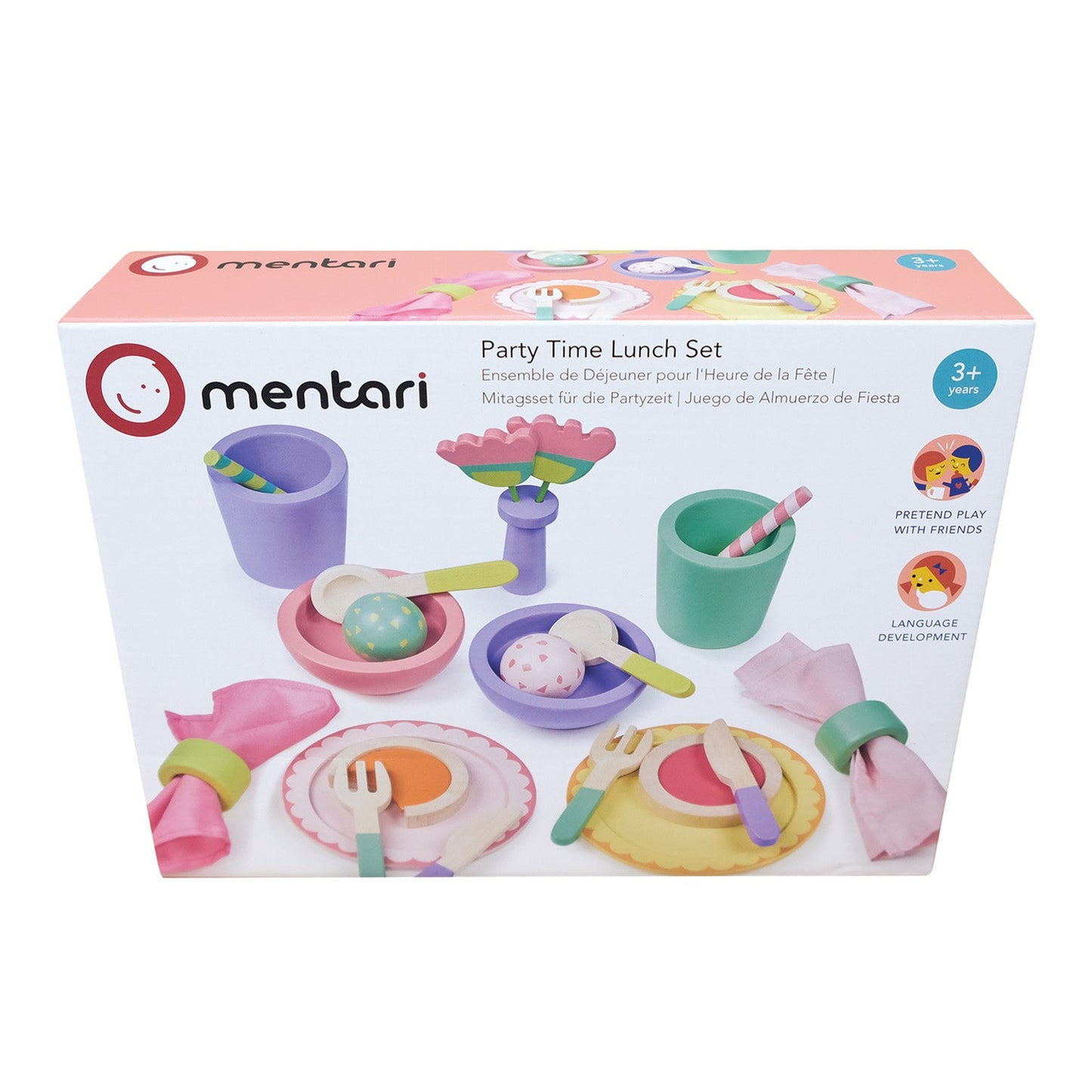 Wooden Party Time Lunch Set - Pretend Play