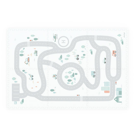 Tiloo Roadmap Playmat | Foam Toy Storage | Mucky Wolf