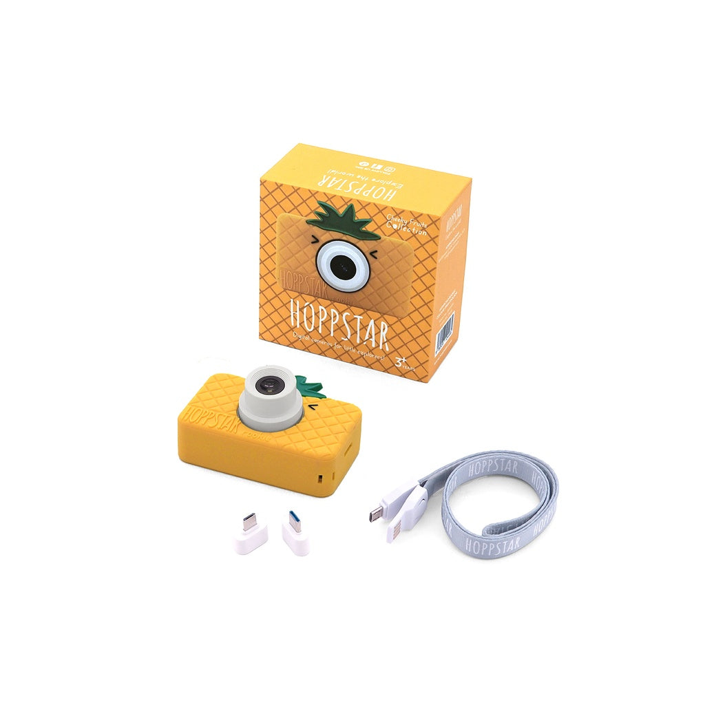 Hoppstar Rookie Pina Coolada Digital Camera + Fruit Bag Bundle
