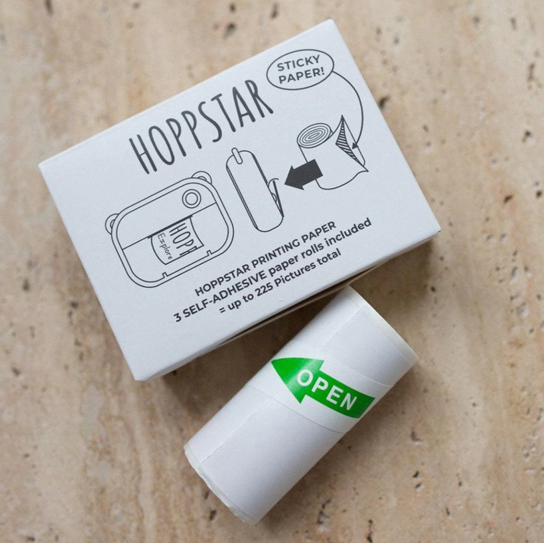 Hoppstar 3 x 3 Pack Self Adhesive Printing Paper