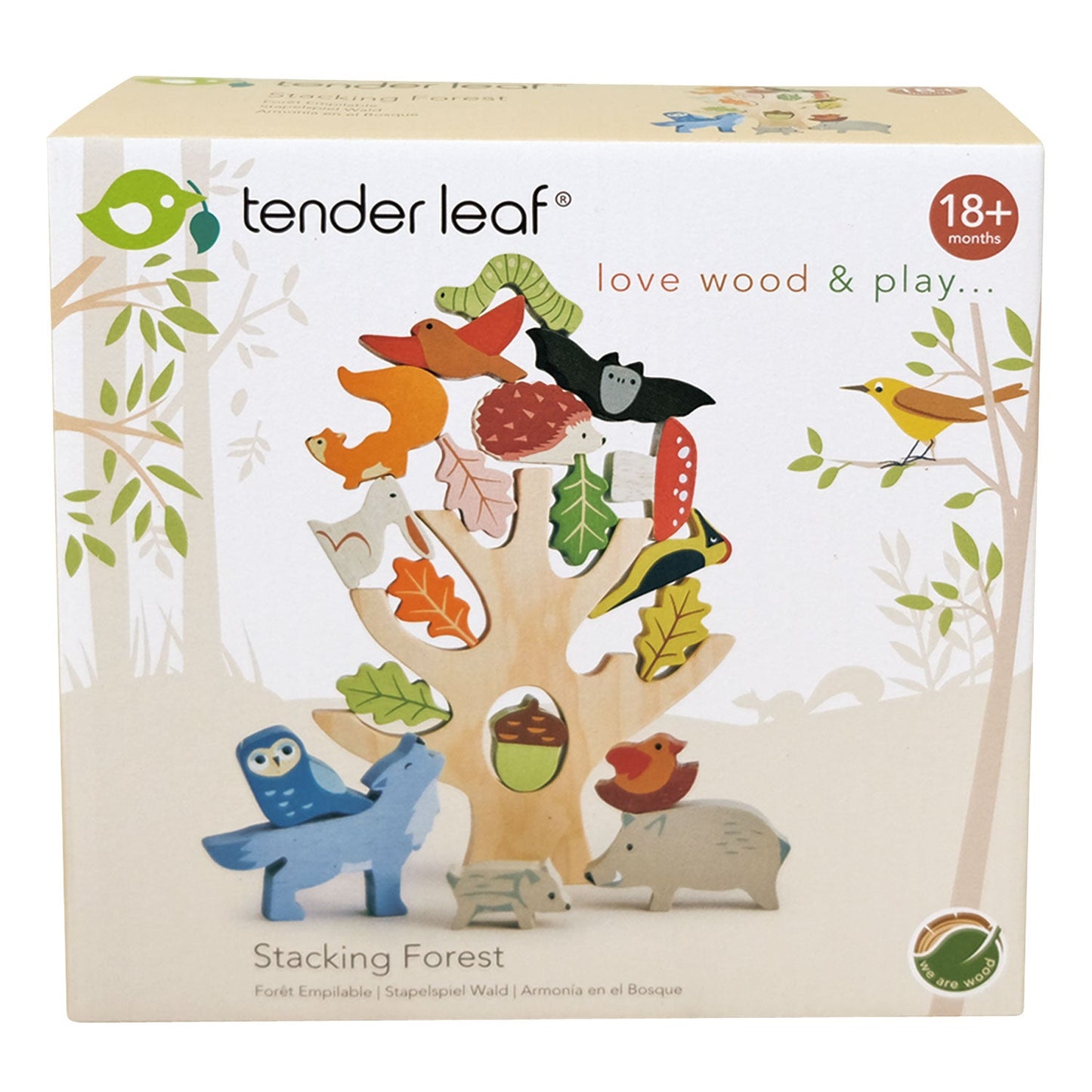Wooden Stacking Forest Toy