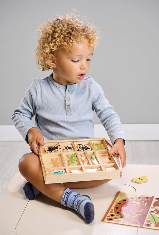 Wooden Bug Hotel Toy | Educational Insect Sorting - Tender Leaf Toys