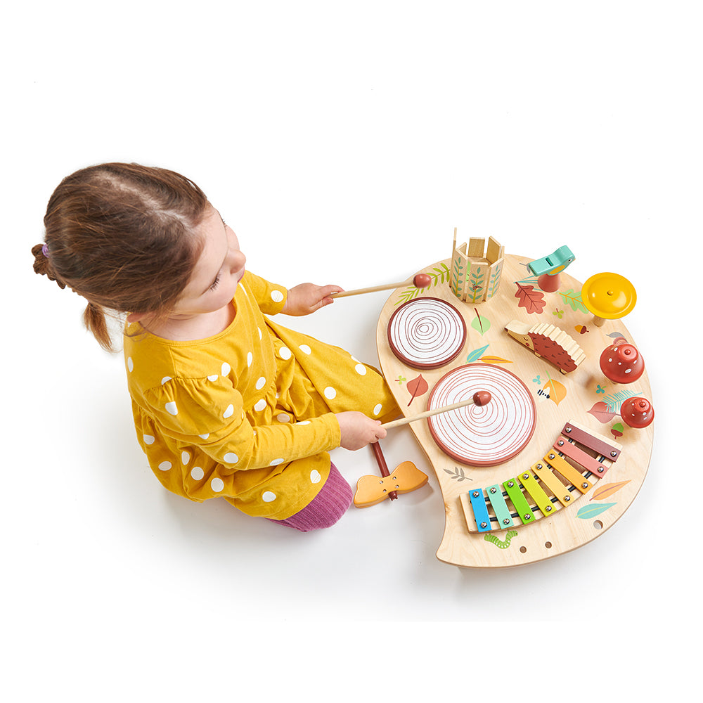 Tender Leaf Toys Musical Table for toddlers musical toys wooden