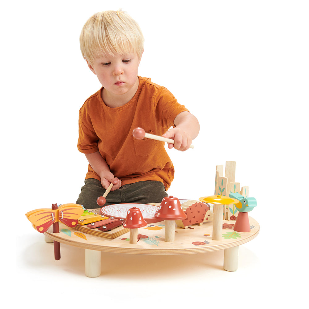 Tender Leaf Toys Musical Table for toddlers musical toys wooden
