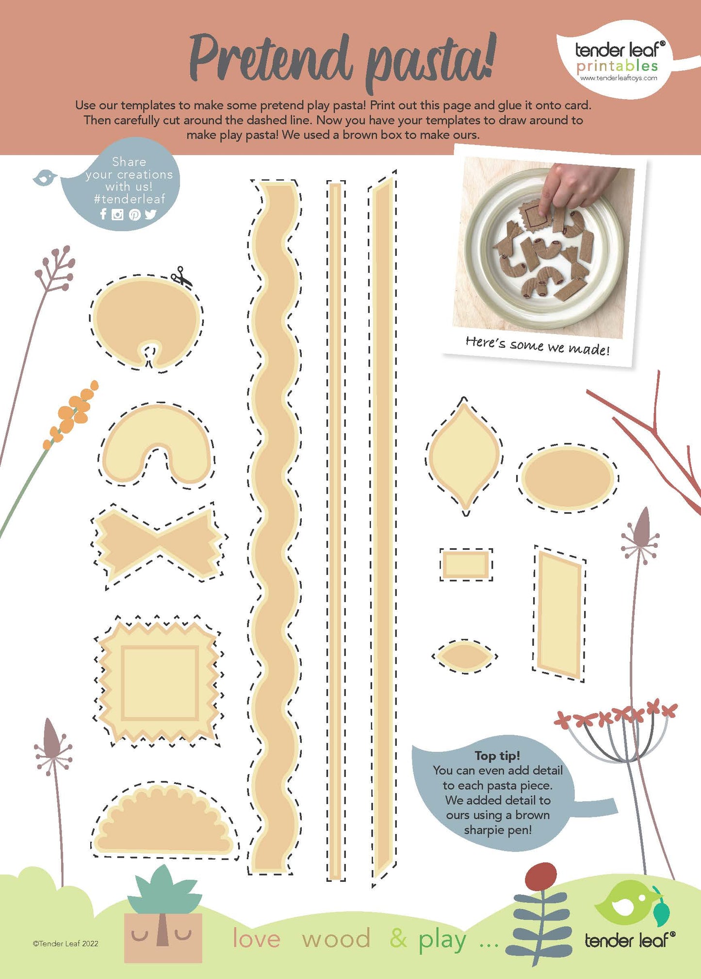 La Fiamma Grand Kitchen - Premium Wooden Play Kitchen | Tender Leaf Toys