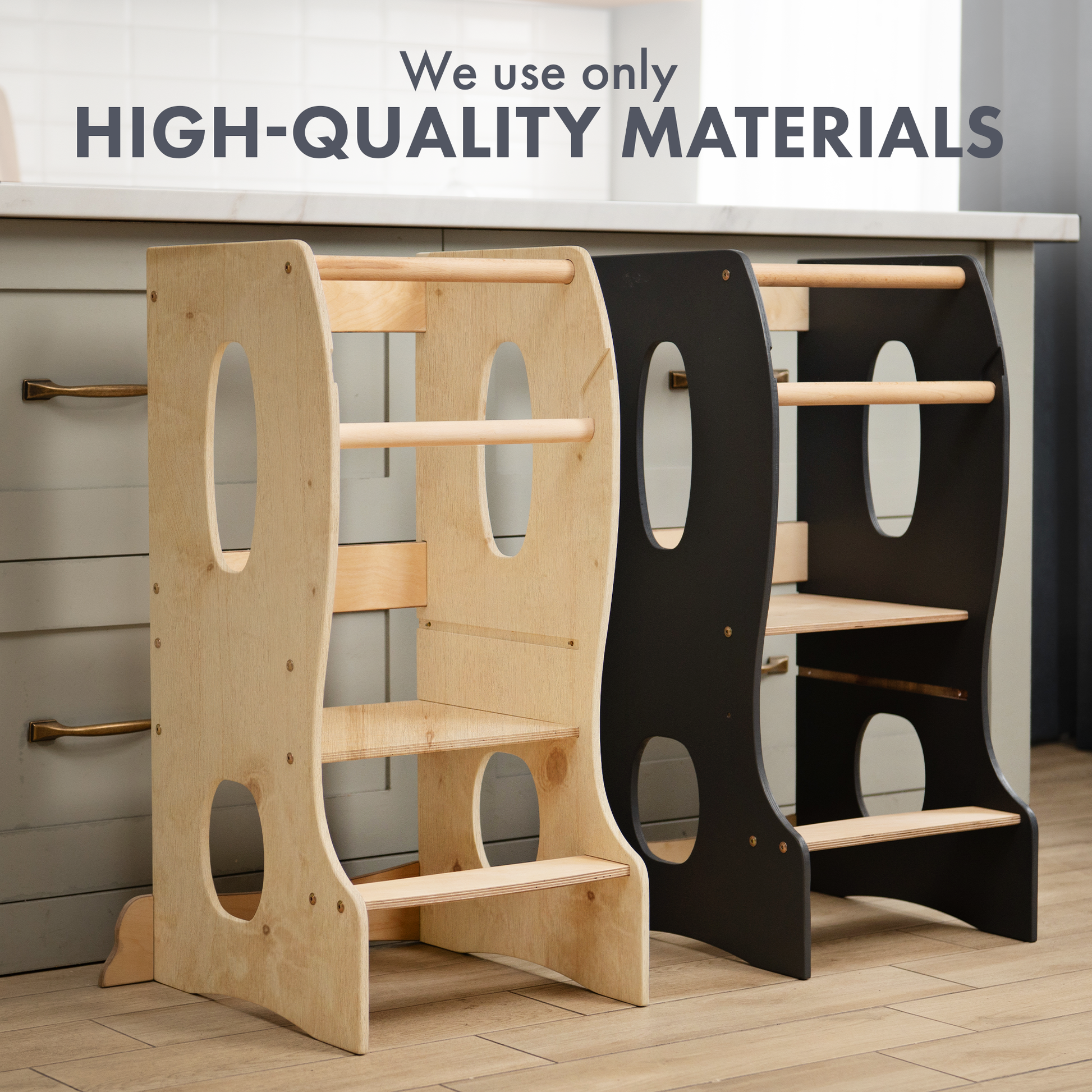 Stable Montessori Tower: Beige