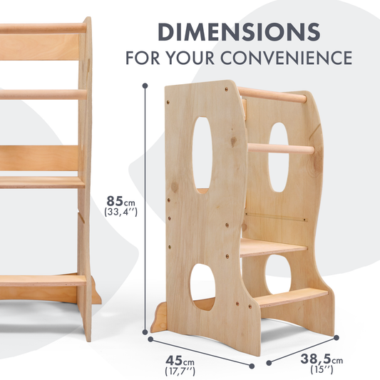 Stable Montessori Tower: Beige