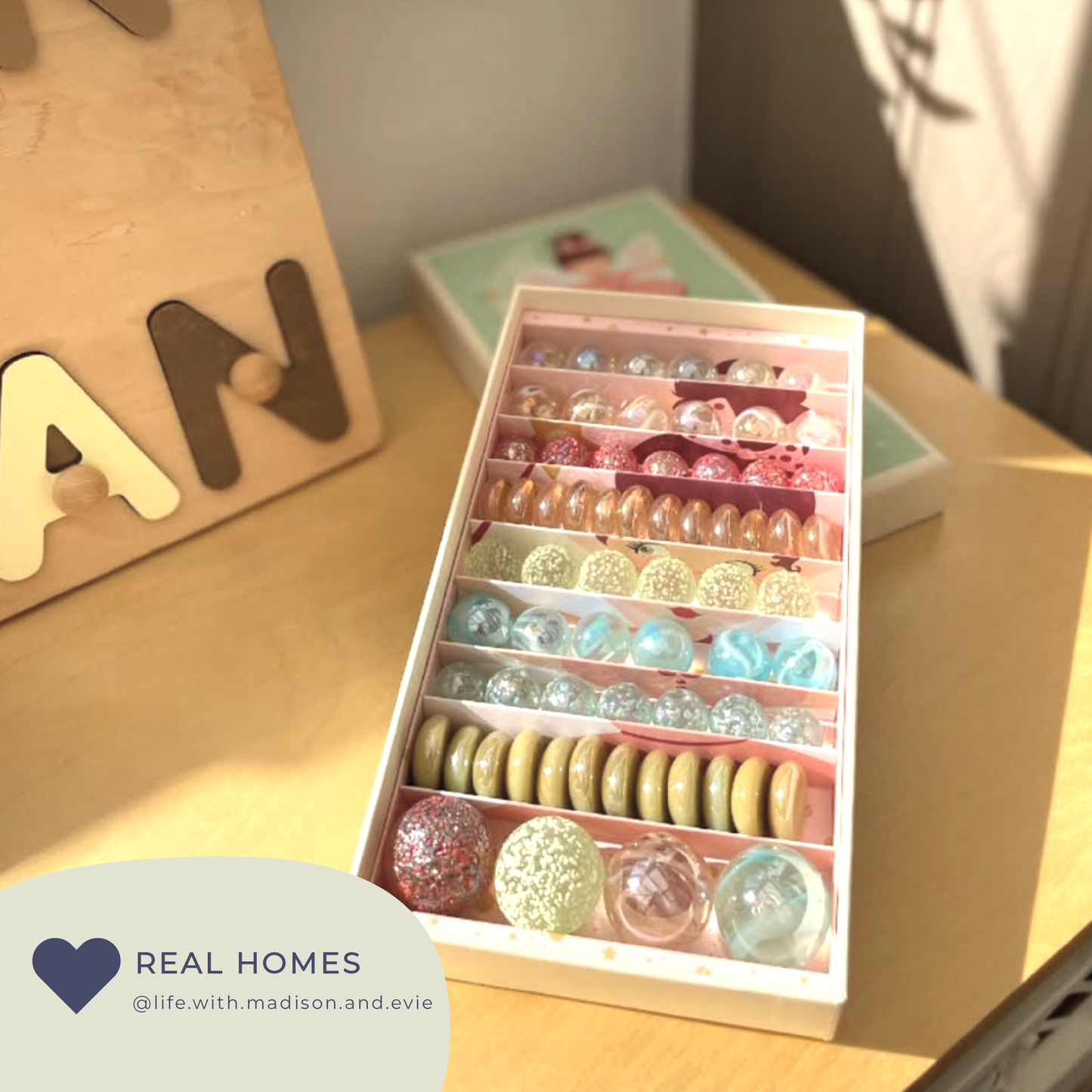 Billes & Co Fairy Marble & Pebble Box