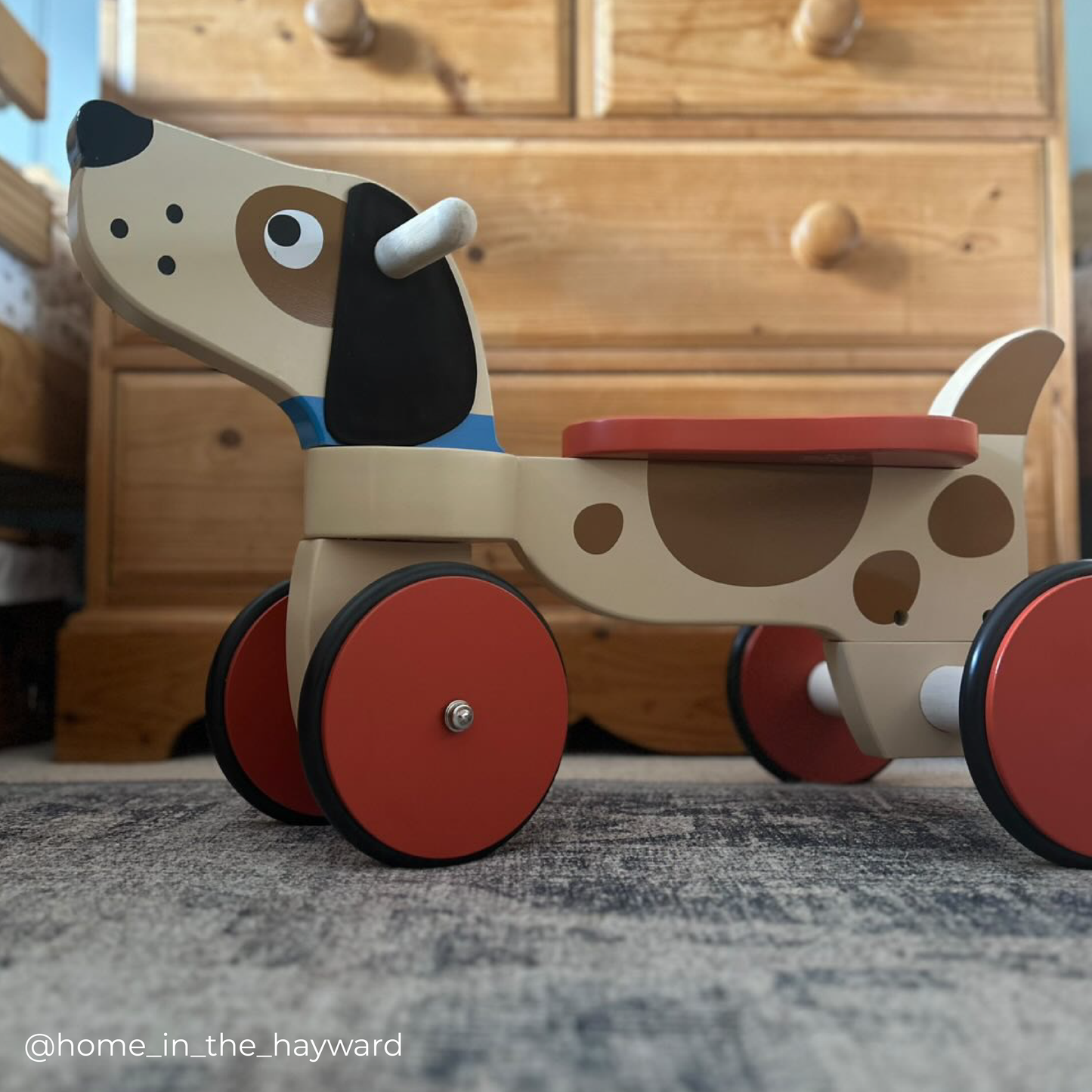 Mentari Ride On Puppy Dog Toddler Toy