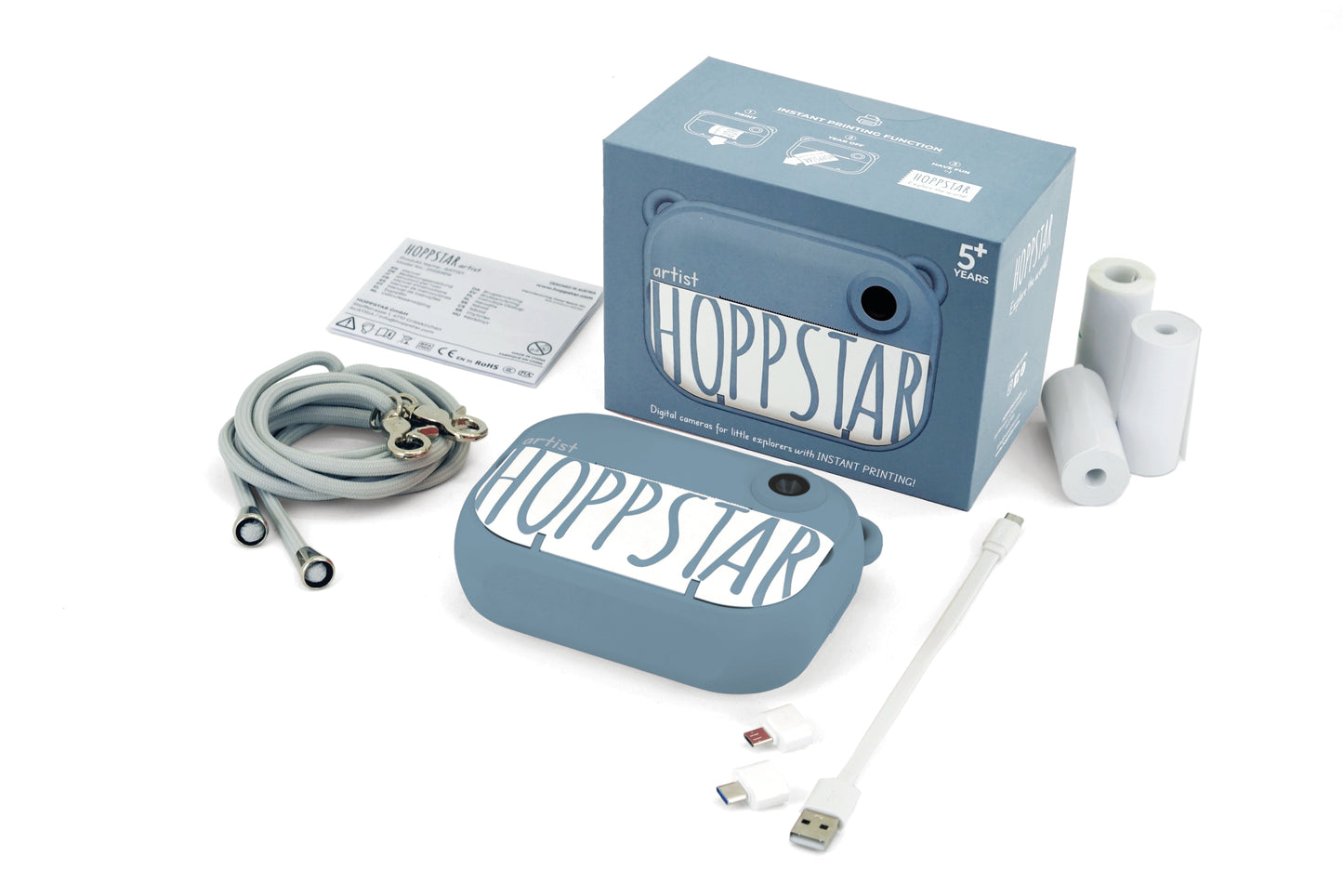 Hoppstar Artist Denim Digital Polaroid Camera