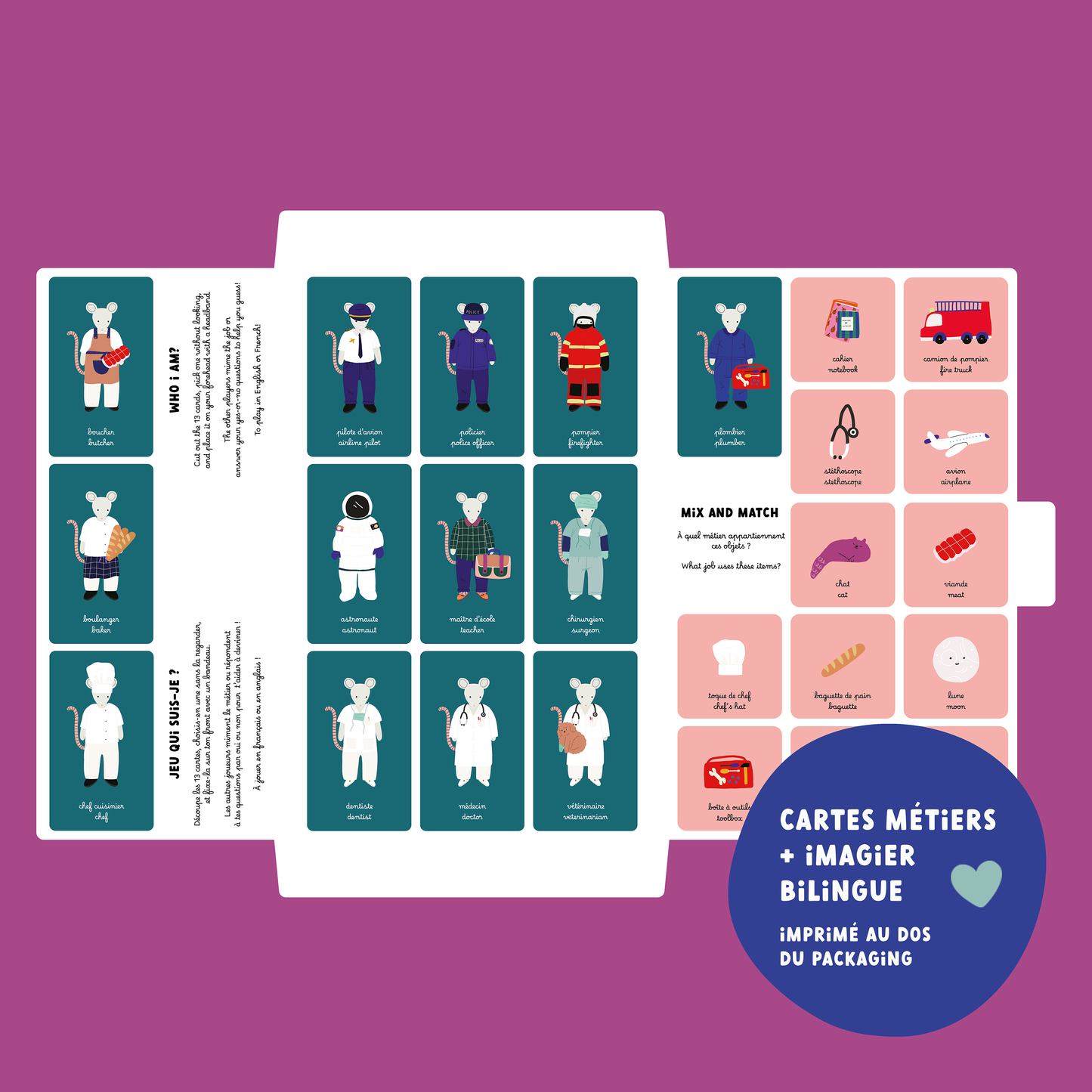 Dress Up Professions Magnetic Play Set