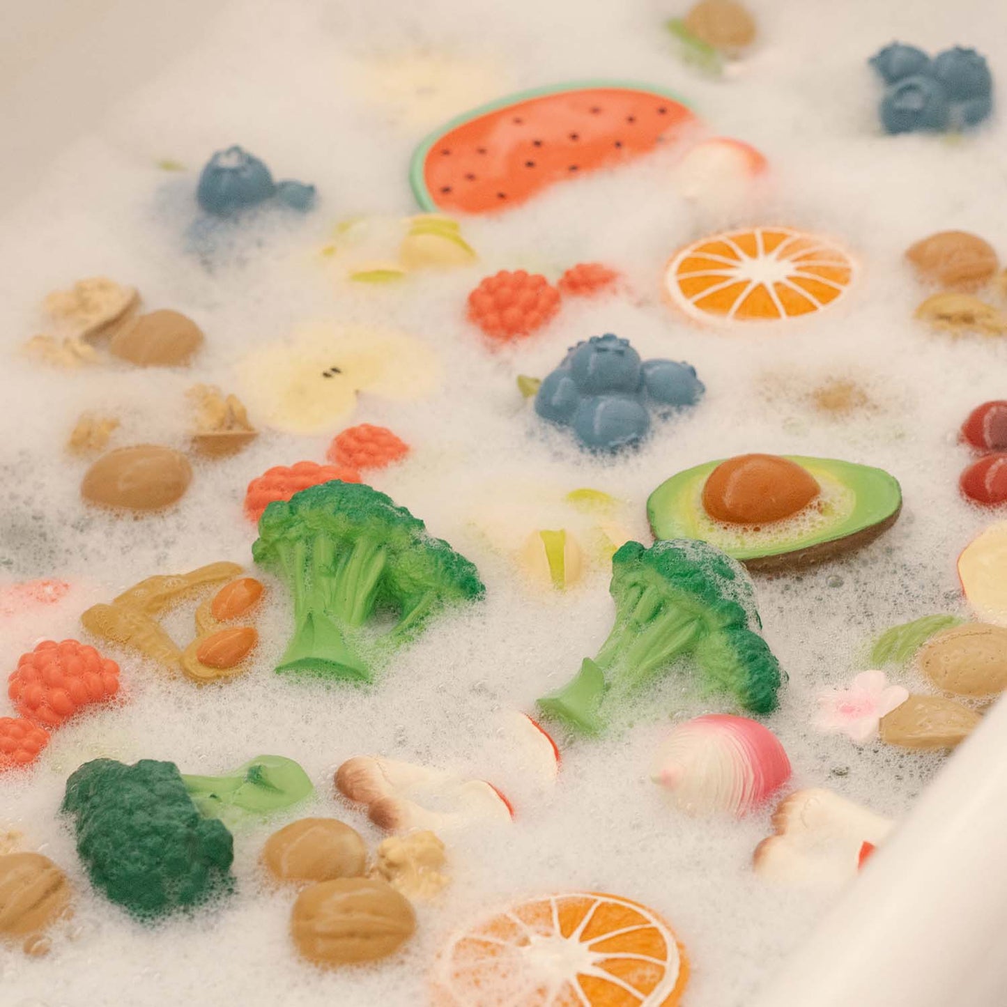 Natural Rubber Baby Teether & Bath Toy | Broccoli – Mucky Wolf