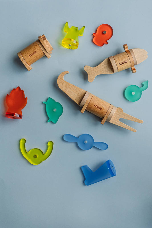 LEKKID Jungle Magnetic Animal Construction Set
