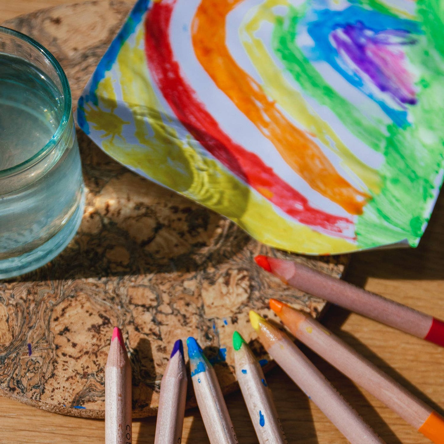 Jumbo Watercolour Pencils Tin – Eco-Friendly Creative Fun for Kids (Ages 3+)