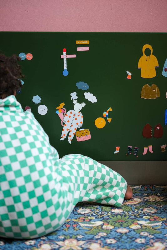 Dress-Up Magnetic Play Set – Weather-Ready Fun for Little Stylists!