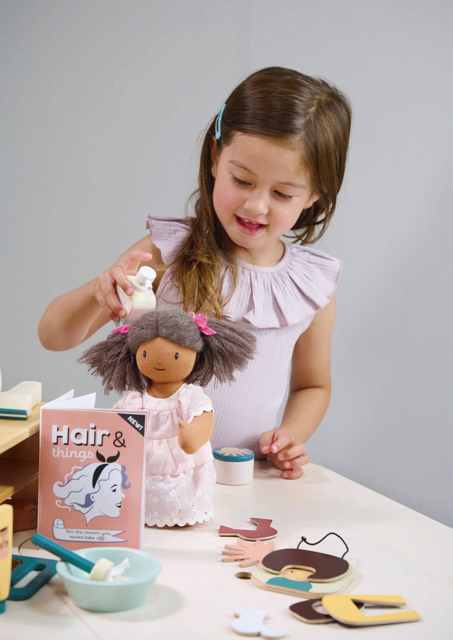 Hair Salon Wooden Toy Set
