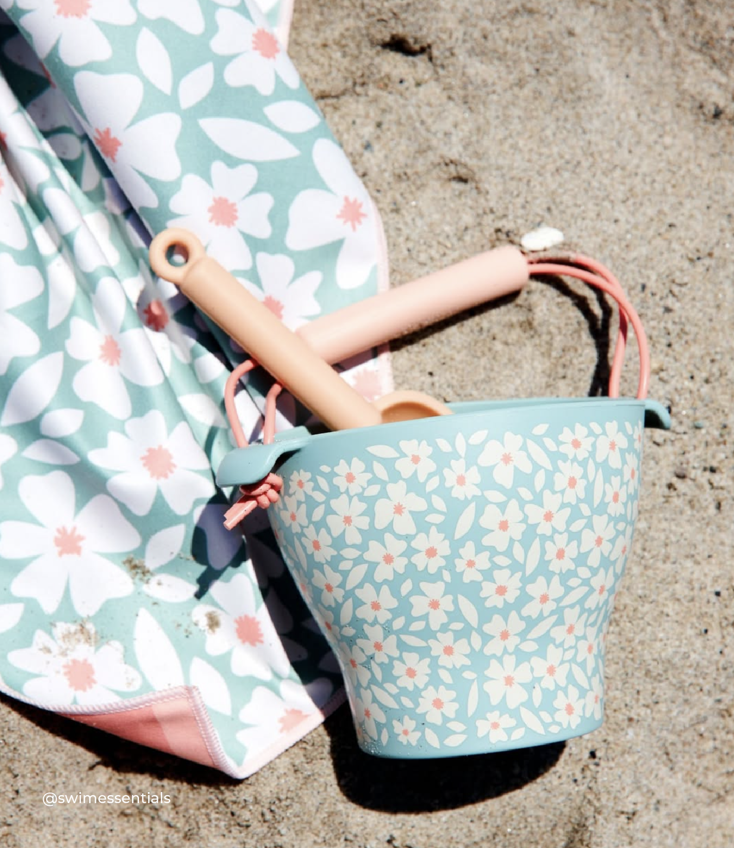 Swim Essentials | Floral Beach Bucket and Spade Set