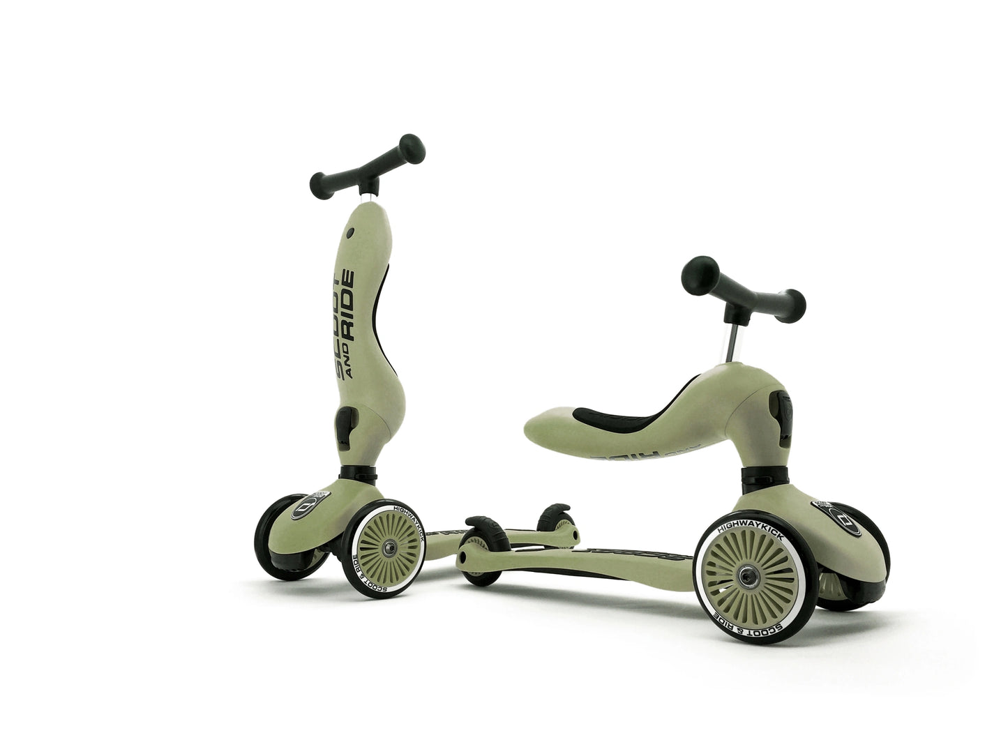 Scoot & Ride Highwaykick 1 in Colour Olive