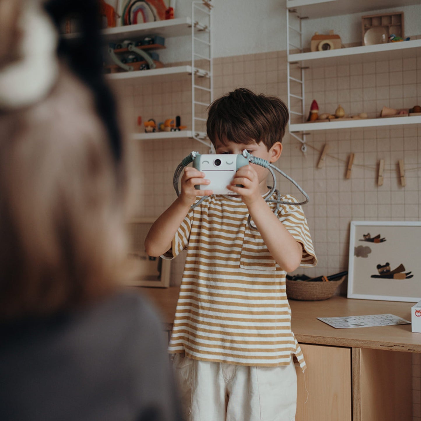 KIDYPRINT Instant Print Camera for Kids | Green | Ink-Free | Ages 5+