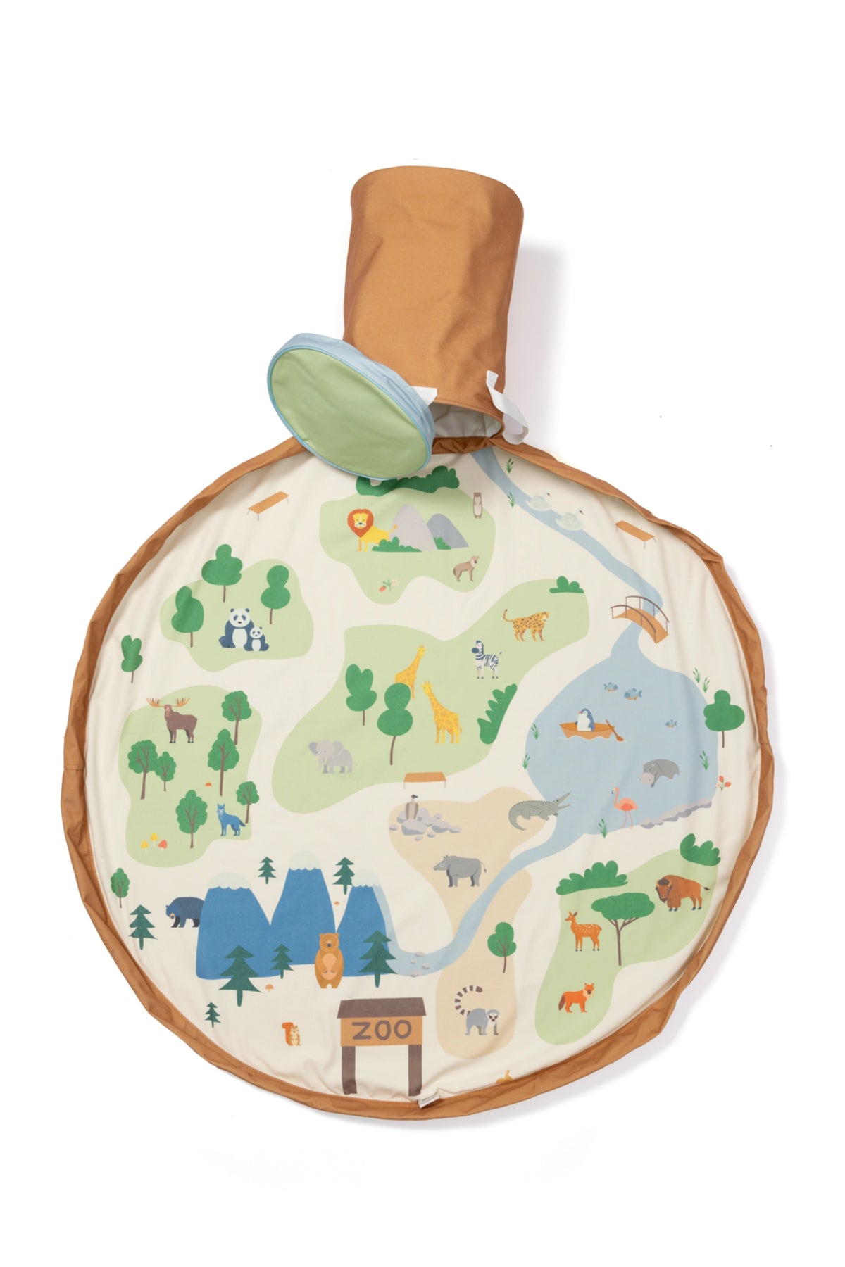 Play&Go SOO Zoo Playmat & Toy Storage | Mucky Wolf