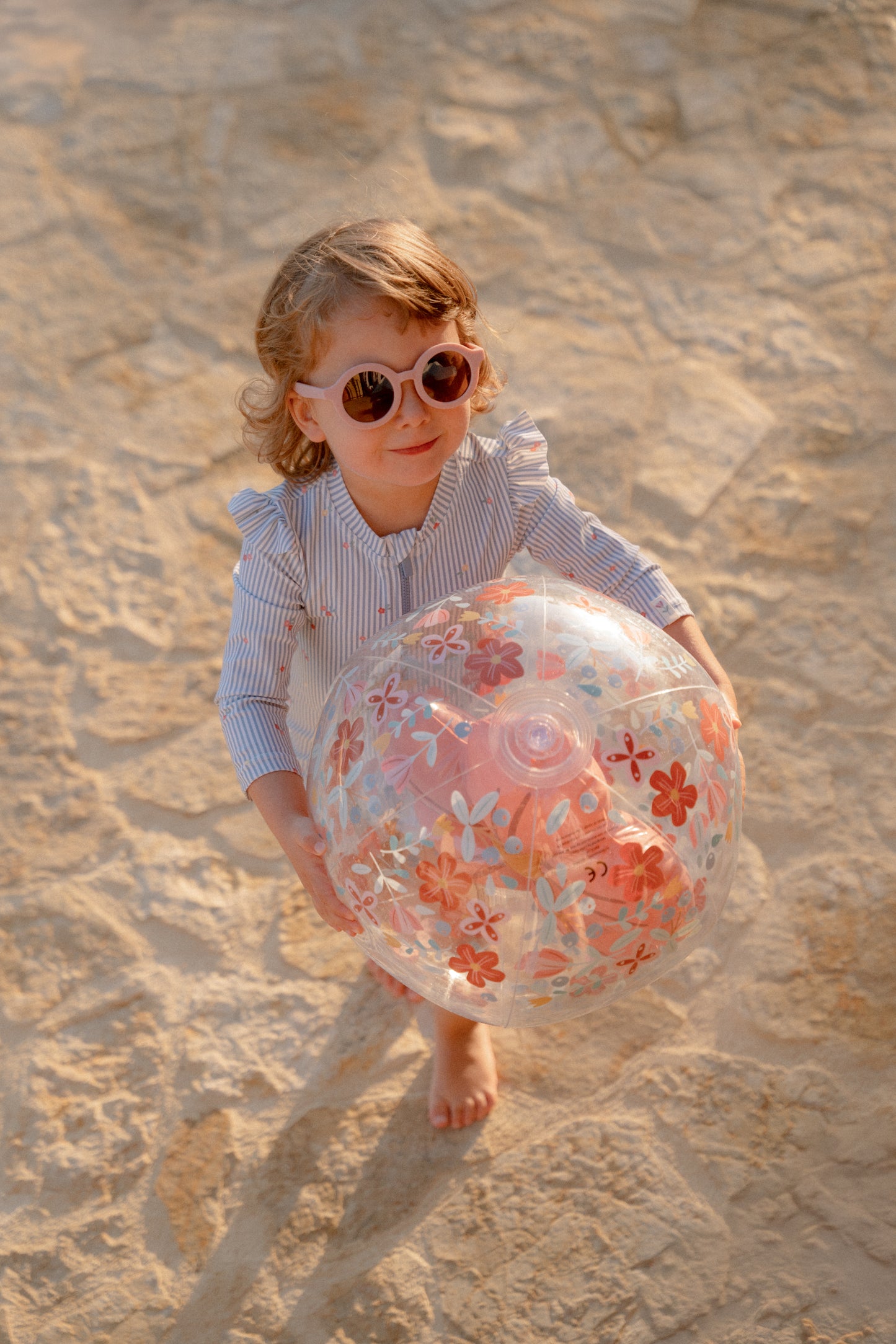 Little Dutch Pink Flowers Beachball for toddlers summer beach toys