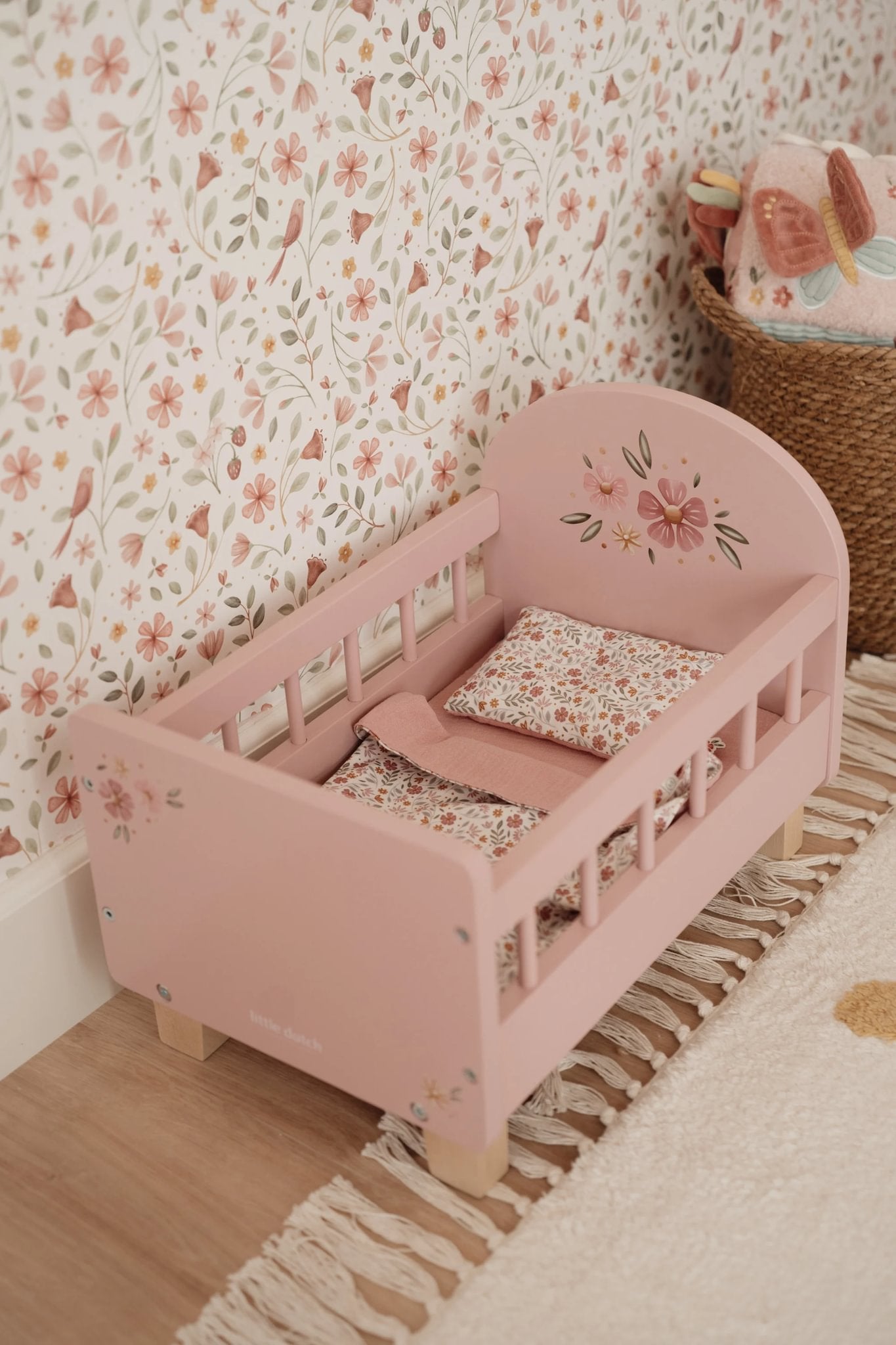 Little Dutch Wooden Doll Bed