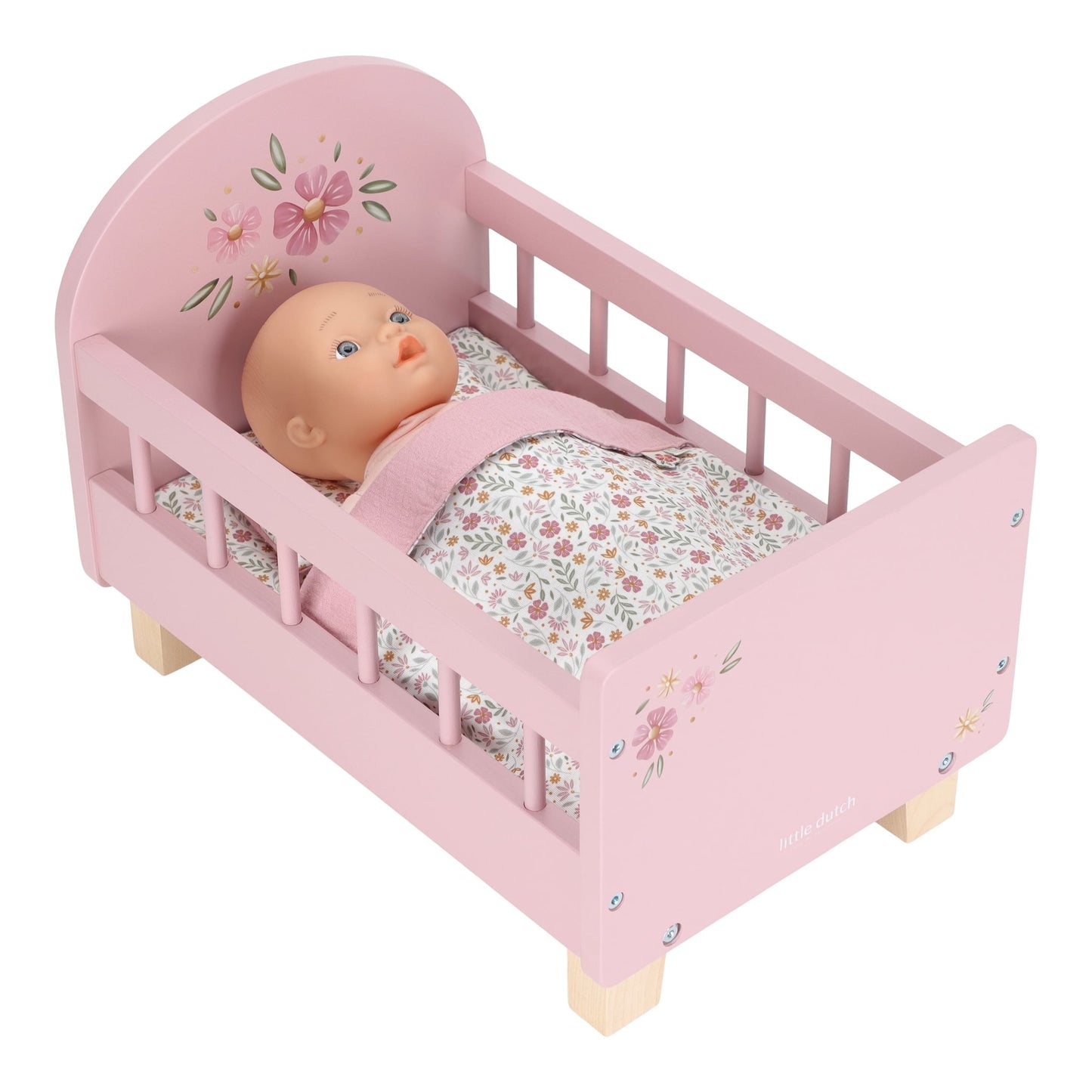 Little Dutch Wooden Doll Bed
