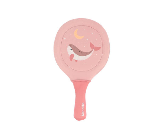 Children's Beach Paddle Set - Pink Whale Theme