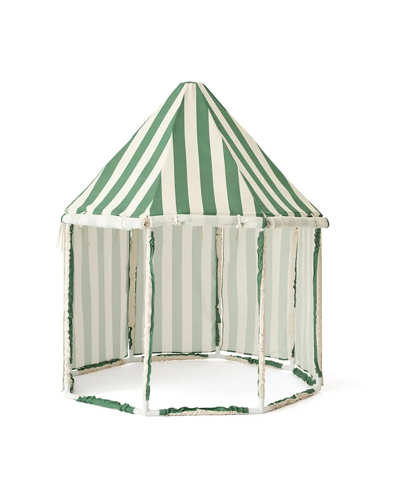 Kids Concept  Pavilion Tent Stripe Green